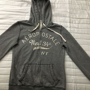 Size medium Aeropostale zip up hoodie.
